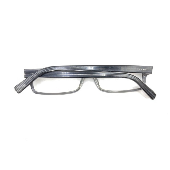 Prada VPR 07E 6AW-1O1 Black Gray Eyeglasses Frames 52-14 140 Italy Designer - Picture 11 of 12